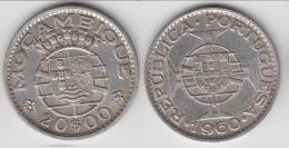 **** MOZAMBIQUE - PORTUGAL - 20 ESCUDOS 1960 - ARGENT - SILVER **** EN ACHAT IMMEDIAT !!! - Mosambik