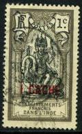 French:Indian Set. SG62 1923 1ca On 1c  VFU - Autres & Non Classés