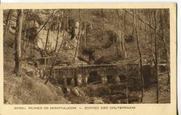 CPA : MONTFAUCON (Les Ruines) 20163c - L'Entrée Des Souterrains - Montfaucon