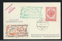 1959. AUSTRIA A ALEMANIA. - Lettres & Documents