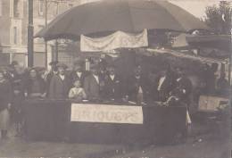 Commerce - Foire Marché - Carte-Photo - Stand De Vente De Briquets - Feu - A Situer - Kirmes