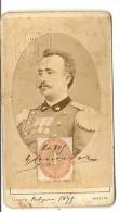 PHOTO MILITAIRE ITALIEN AVEC TIMBRE FISCAL FERROVIAIRE . RARE - Sonstige & Ohne Zuordnung