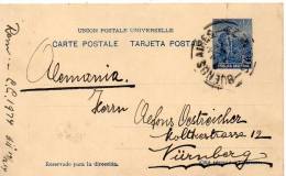 ARGENTINE ENTIER POSTAL POUR L'ALLEMAGNE 1914 - Ganzsachen