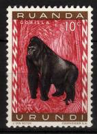 RUANDA URUNDI - 1959/61 YT 205 * - Used Stamps