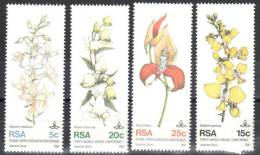 South Africa 1982- Flowers - Orchids - Mi.590-593- MNH - Unused Stamps