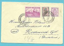 422+770+816 (surtaxe / Toeslagzegel - Tuberculose) Op Brief Met Stempel BLANKENBERGE 1 - 1948 Esportazione