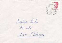 2203 Op Brief Met Stempel POST. 12 / 4090 (B.P.S.) - 1981-1990 Velghe