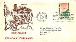 1961 Northern Development Sc 391  Capital City  Cachet - 1961-1970