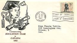 1962  Education Year   Sc 396   Ginn Cachet - 1961-1970