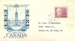 1963   Casimir Gzowski, Sc 410on RoseCraft Blue Generic Cachet Montreal QC Date Stamp Cancel - 1961-1970