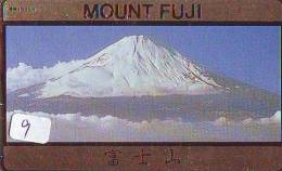 Télécarte Japon * Volcan MONT FUJI (9) Vulcan * Japan Phonecard * Vulkan Volcano * Telefonkarte * Mount Fuji - Montagne