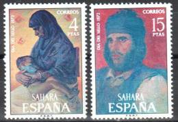 Spanish Sahara 1972  Art. Painting  Mi.339-340 - MNH - Sahara Español