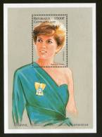 Central African Rep. 1998 Princess Diana Commemoration Sc 1209 M/s MNH # 12704 - Famous Ladies