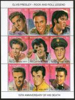St. Vincent 1992 Elvis Presley  Music Entertainer Singer Sc 1642 Sheetlet MNH # 9718 - Elvis Presley