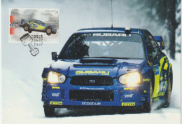 Norway Maximum Card Mi 1599-1601 Sports - Winter Rallye - Race Cars - 2007 - Cartes-maximum (CM)