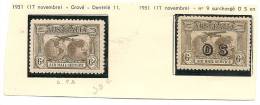 Australie Poste Aérienne N° 4* Et  N°2 Service Poste Aérienne - Mint Stamps