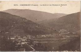 CPA RARE CORNIMONT  LA GARE ET LES CHAMPS A NABORD EDITION GIRARDOT ET CIE - Cornimont