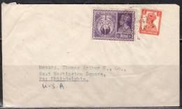 S711.-. INDIA 195O`S .-. CIRCULATED COVER TO PHILADELPHIA - USA. - Brieven En Documenten