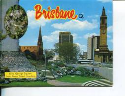 (11) Postcard View Folder - Depliant De Carte Postale - QLD - Brisbane - Brisbane