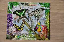 M1-73 ++ 2012 REP. BURUNDI BUTTERFLIES PAPILLONS VLINDERS SCHMETTERLINGEN - Neufs