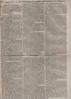 JOURNAL DES VILLES ET DES CAMPAGNES SUPPLEMENT 21 12 1837 - SAINT FLORENT VENDEE - CAISSIER - CHEVALIER DE MONTHERMEL - - 1800 - 1849