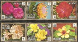 Ras Al-Khaima 1972 Mi# 859-864 A Used - Flowers - Ras Al-Khaima