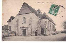 CPA COURTENAY L' EGLISE VUE DE FACE - Courtenay