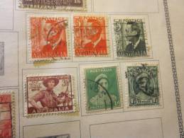 COLLECTION TIMBRES AUSTARLIE   DEBUT 1900 OBLITERES AVEC CHARNIERE - Used Stamps