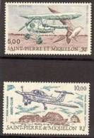 St PIERRE ET MIQUELON 1990 /91  - PA 69 - 70 - Piper Tomawak - Neuf Sans Charnière - Côte 6,90 €uros - Nuevos