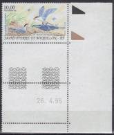 St PIERRE ET MIQUELON 1995 - PA 74  CdF Et Daté - Oiseaux Sterne Arctique - Neuf Sans Charnière - Côte 4,50 €uros - Nuevos
