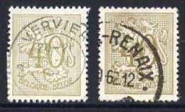 BE   853 - 853a    Obl   ---    Les Deux Nuances... - 1951-1975 Heraldischer Löwe (Lion Héraldique)