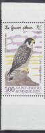 St PIERRE ET MIQUELON 1997 - PA 76 BdF - Oiseaux Migrateurs Faucon Pélerin  - Neuf Sans Charnière - Côte 2,80 €uros - Nuevos