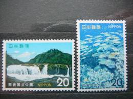 Fishes National Park # Japan 1974 MNH #Mi.1203/4 - Neufs