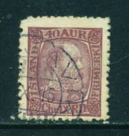 ICELAND - 1902 King Christian IX 40a Used As Scan - Gebraucht