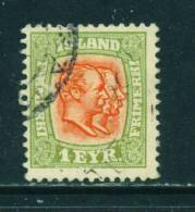 ICELAND - 1907 Kings Christian IX And Frederick VIII  1e Used As Scan - Gebraucht