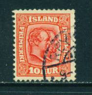 ICELAND - 1907 Kings Christian IX And Frederick VIII  10a Used As Scan - Usados