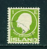 ICELAND - 1911 Jon Sigurdsson  1e Used As Scan - Gebraucht