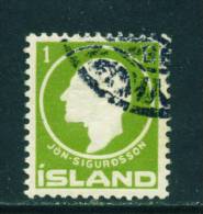 ICELAND - 1911 Jon Sigurdsson  1e Used As Scan - Used Stamps