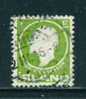 ICELAND - 1911 Jon Sigurdsson  1e Used As Scan - Gebraucht