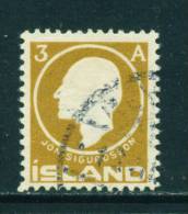 ICELAND - 1911 Jon Sigurdsson 3a Used As Scan - Oblitérés