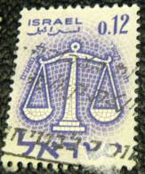 Israel 1961 Signs Of The Zodiac Libra 12a - Used - Gebruikt (zonder Tabs)