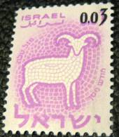 Israel 1962 Sign Of The Zodiac Aries 1a Overprinted 3a - Mint - Ungebraucht (ohne Tabs)