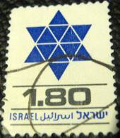 Israel 1979 Star 1.80  - Used - Used Stamps (without Tabs)