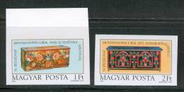 HUNGARY-1981.Imperforated Set II. - 54th Stampday / Bridal Chests / Margin  MNH!  Mi 3505B-3506B. - Nuovi