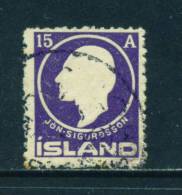 ICELAND - 1911 Jon Sigurdsson 15a Used As Scan - Usati