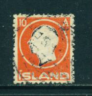 ICELAND - 1912 Frederick VIII 10a Used As Scan - Non Classés