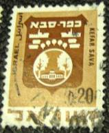 Israel 1969 Civic Arms Kefar Sava 20a - Used - Used Stamps (without Tabs)