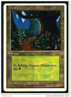 Karte Magic The Gathering  -  Land  -  Wald  -  Deutsch - Other & Unclassified
