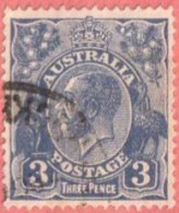 AUS SC #72  1929 King George V, CV $5.00 - Usati