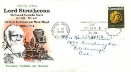 1970   Lord Strathcina, Railroad Builder  Sc 531  Cole Cover - 1961-1970